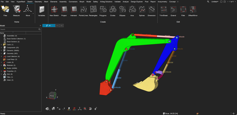 Altair HyperMesh CFD workflow with watertight meshing