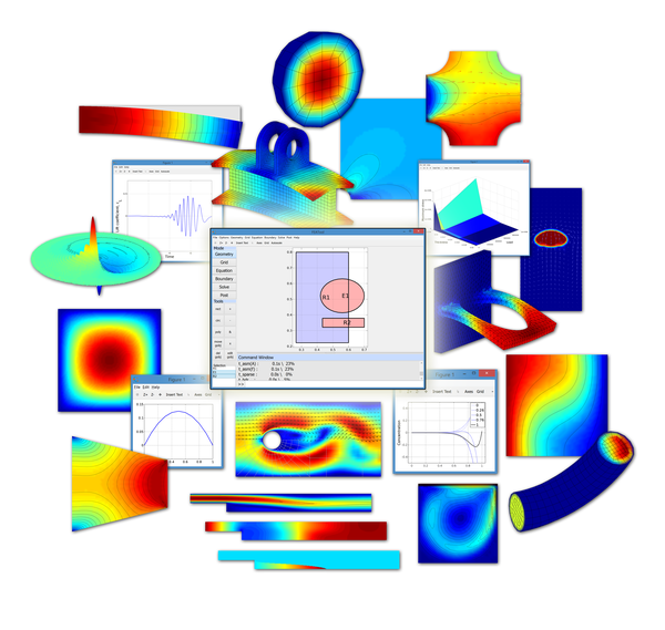 FEATool Multiphysics - CAE Application Fields