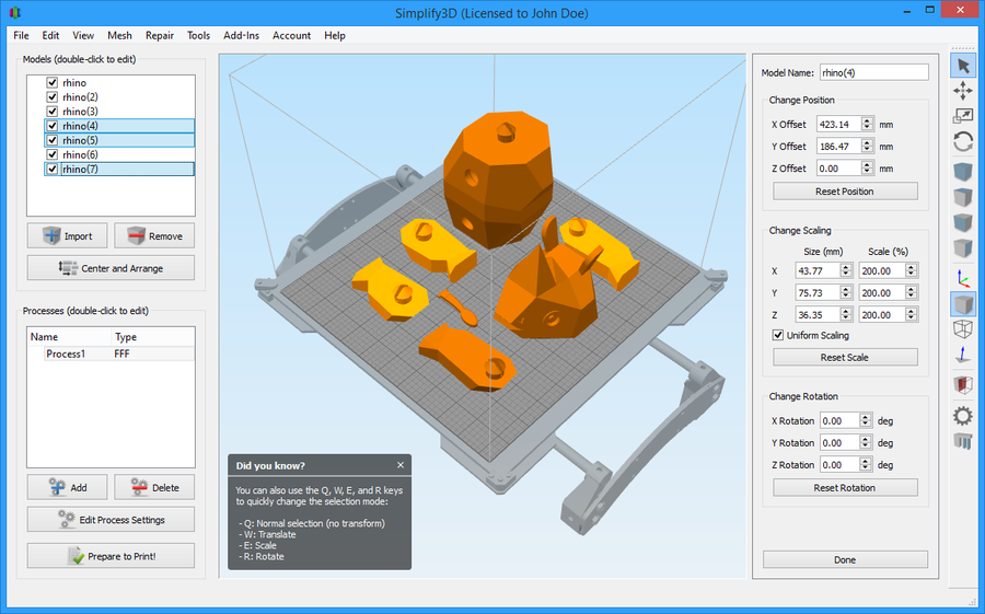 Simplify3D - 3D Printing Product | The CAD Hub