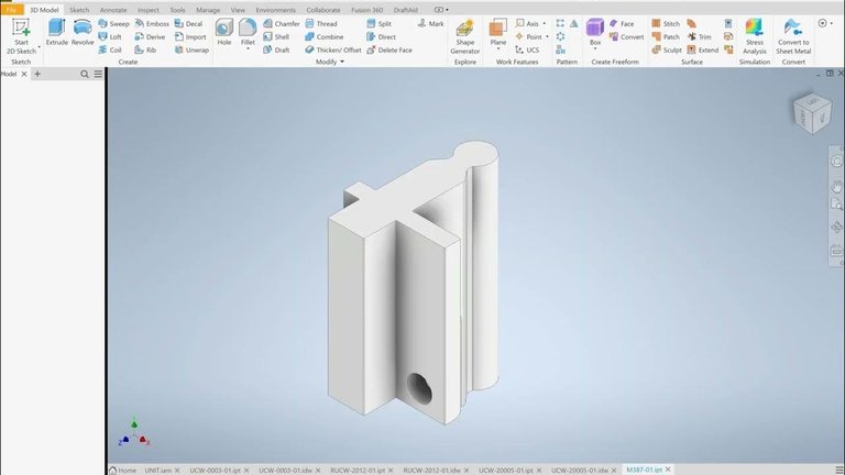 DraftAid automatically generating a 2D fabrication drawing from a SolidWorks 3D part