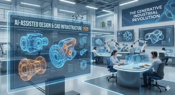 The Generative Industrial Revolution: AI-Assisted Design and CAD Infrastructure in 2026
