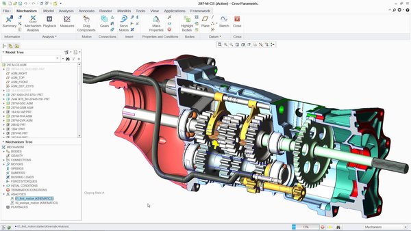 PTC Creo 11 parametric CAD with generative design for additive manufacturing