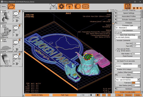 KISSlicer Screenshot