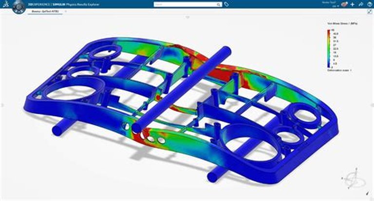 Simulia XFlow lattice-Boltzmann simulation