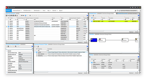 Infor PLM Discrete Screenshot