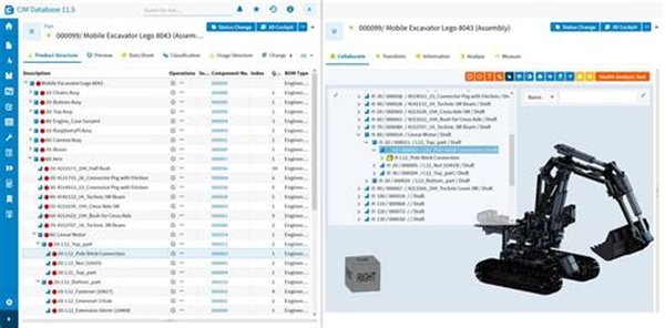 CIM Database PLM Screenshot