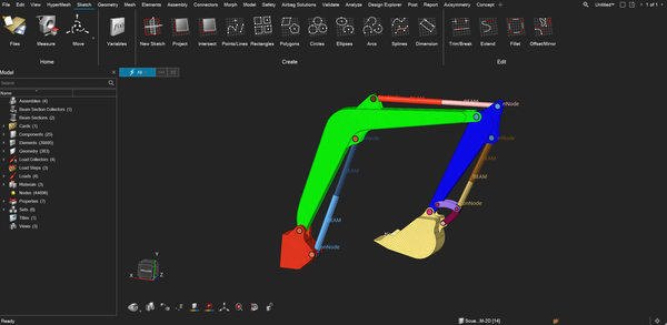 Altair HyperMesh CFD workflow