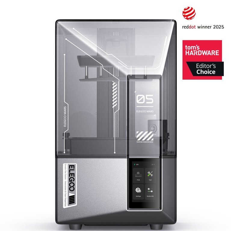 Elegoo Mars 5 Ultra 9K resin SLA 3D printer for high-detail miniatures