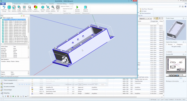 Bluestar PLM Screenshot