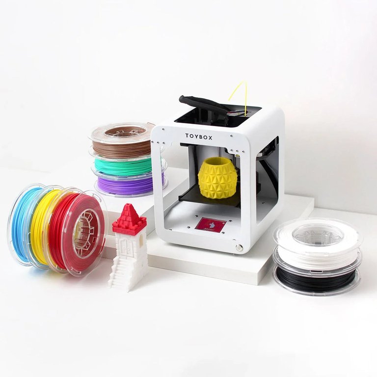 Toybox kid-friendly 3D printer with curated toy library