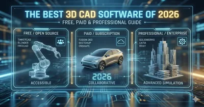 The Best 3D CAD Software of 2026: Free & Paid Buyer's Guide