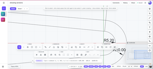 BranchCad Screenshot