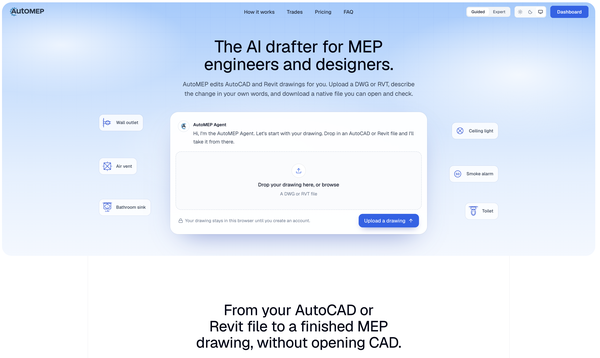 Homepage Guided upload